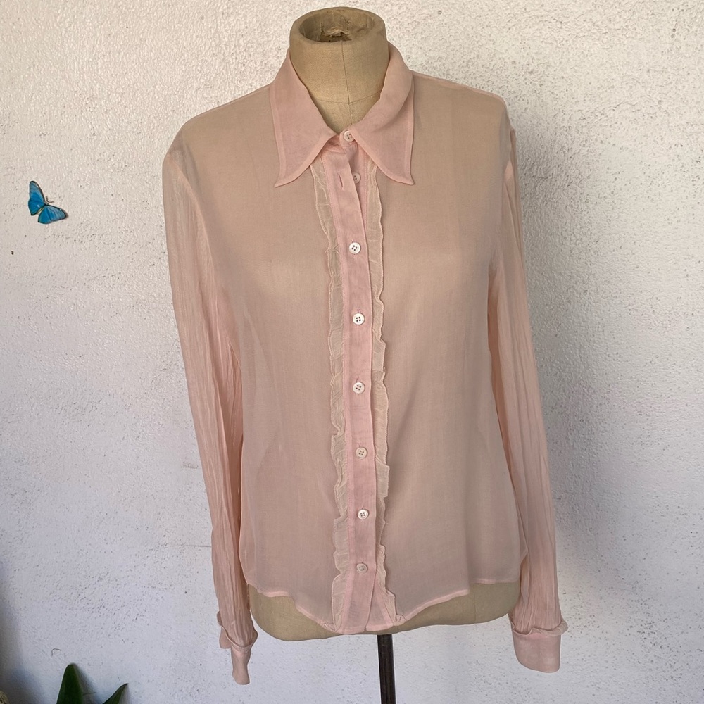 Prada vintage blouse.